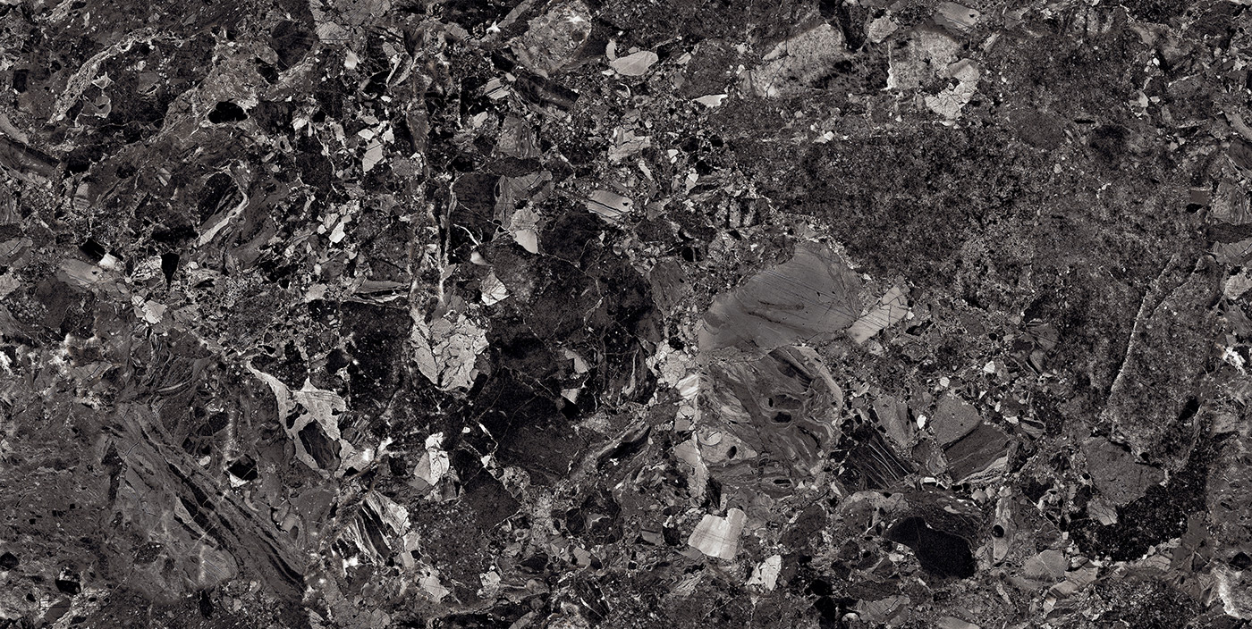 FOSSIL BLACK tile face 3